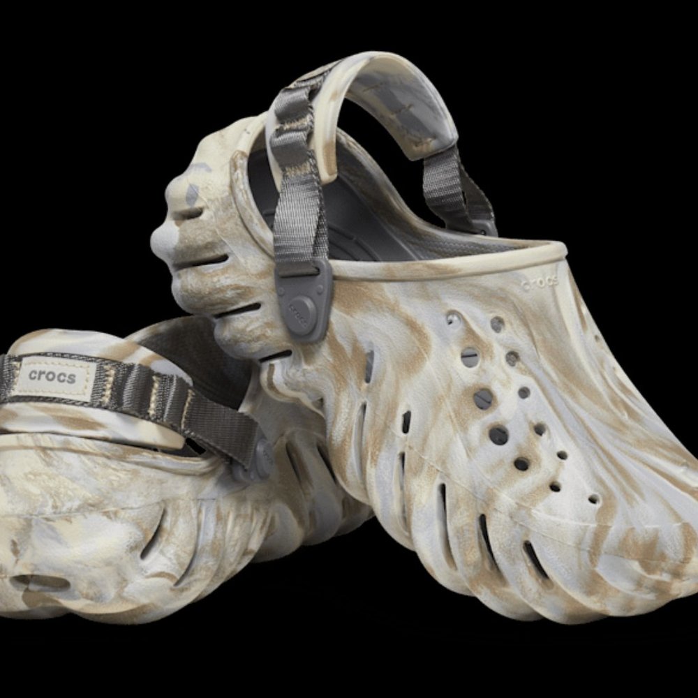 Crocs Echo Marbled Men's 8 Women's 10